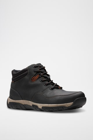 Baskets montantes en cuir Walbeck - Noir