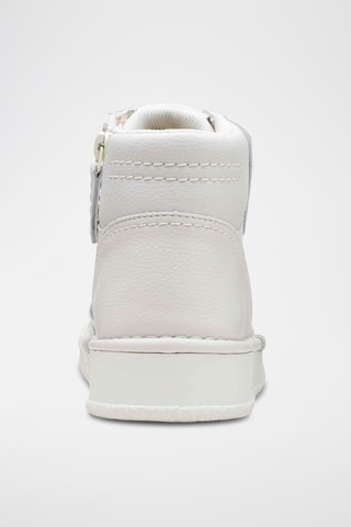 Baskets montantes en cuir CraftCup - Blanc