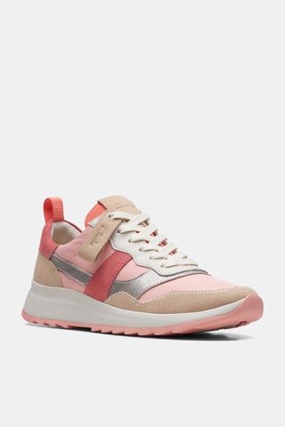 Baskets en cuir DashLite - Rose
