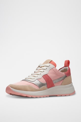 Baskets en cuir DashLite - Rose