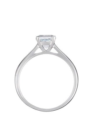 Anillo Osaka  -  Oro blanco y topacio