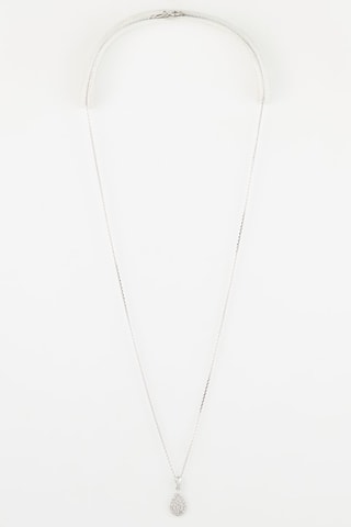Colgante Alba - 
Oro blanco y diamantes