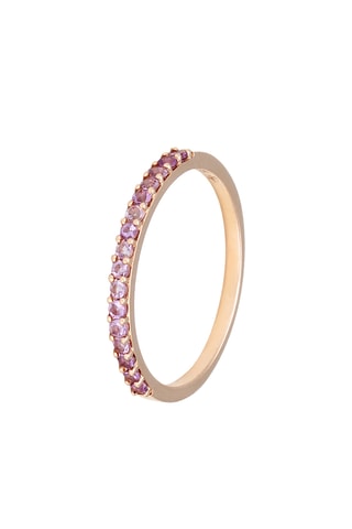 Anillo Color Alliance Améthyste - Oro blanco y amatistas