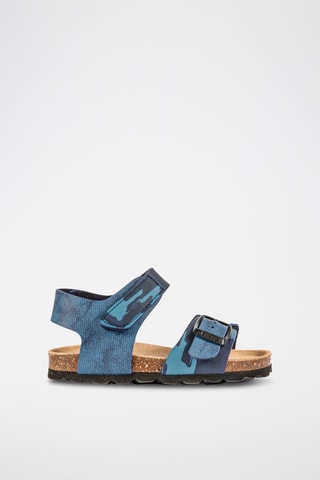 Sandalias Rosso - Negro y azul