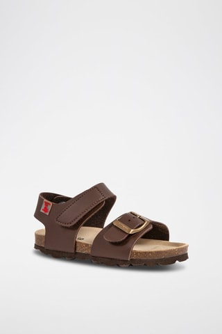 Sandalias - Blanco, rojo y marrón