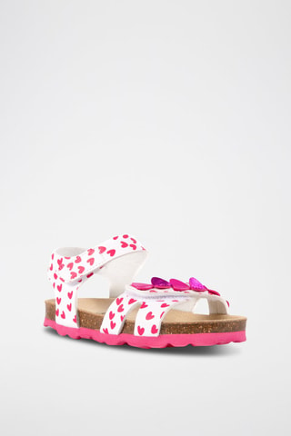 Sandalias Rosso - Blanco, violeta y rosa