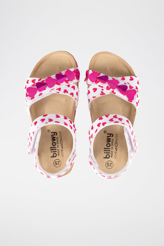 Sandalias Rosso - Blanco, violeta y rosa
