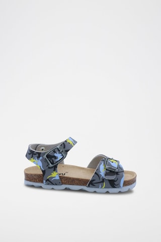 Sandalias Rosso - Negro, azul, amarillo y gris