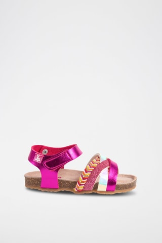Sandalias Rosso - Blanco, amarillo, violeta y dorado