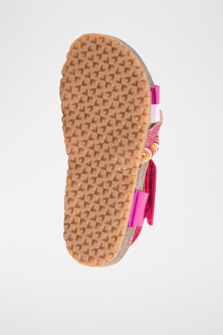 Sandalias Rosso - Blanco, amarillo, violeta y dorado