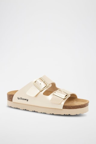 Sandalias con plataforma - Beige