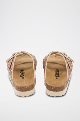 Sandalias con plataforma - Marrón