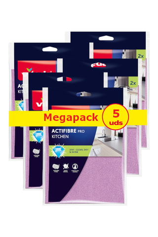 10 x 2 panos Actifibre Pro Kitchen - Lilás