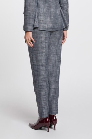 Pantalon carotte taille haute - Multicolore