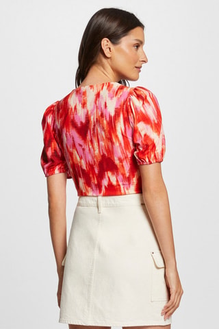 Top tie and dye  - Orange et rouge