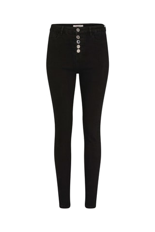 Jean skinny taille haute - Noir