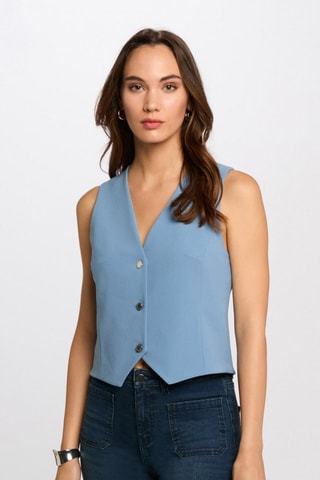 Gilet de costume  - Bleu