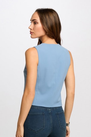 Gilet de costume  - Bleu