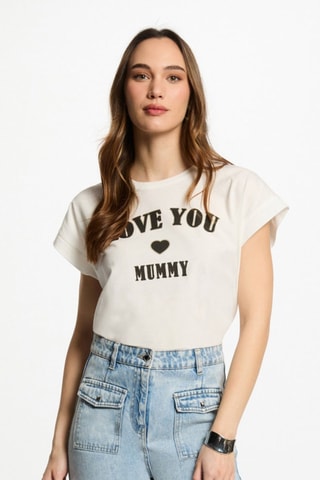 T-shirt  - Blanc et noir