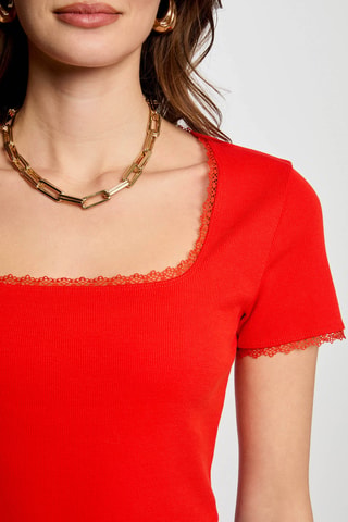 Top - Orange