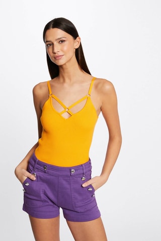 Short en jean - Violet
