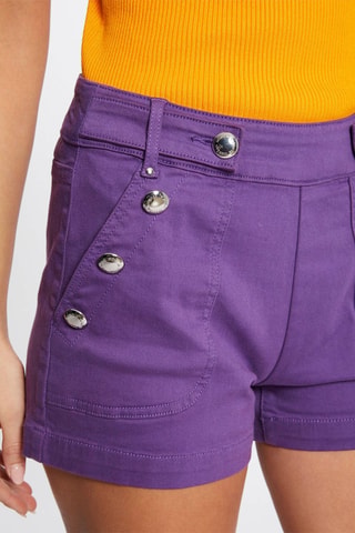 Short en jean - Violet