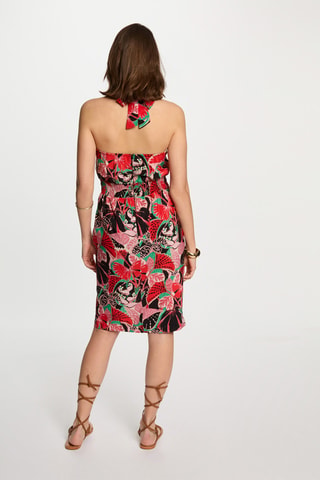 Robe midi - Multicolore