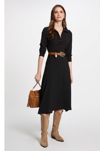 Robe midi - Noir