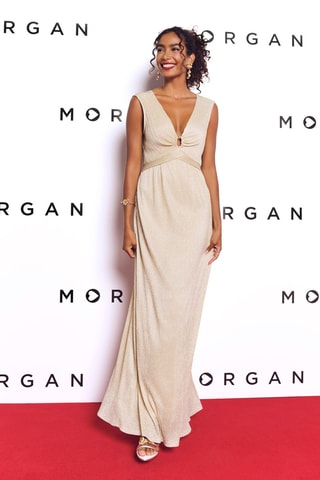 Robe longue - Doré