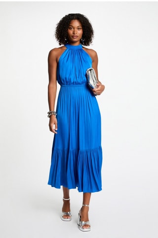Robe longue - Bleu