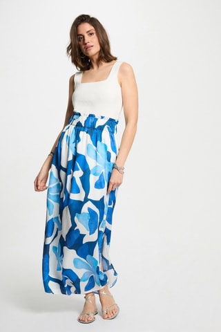 Jupe longue taille haute - Multicolore