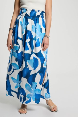 Jupe longue taille haute - Multicolore