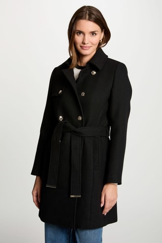 Manteau en laine - Noir
