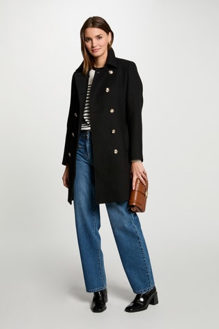 Manteau en laine - Noir