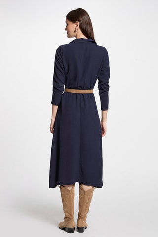 Robe patineuse - Bleu marine