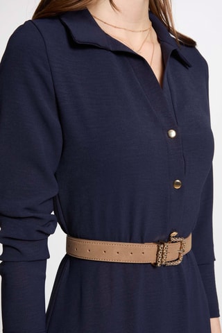 Robe patineuse - Bleu marine