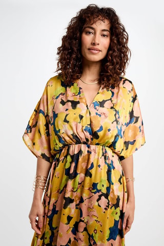 Robe midi - Multicolore