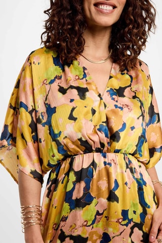 Robe midi - Multicolore