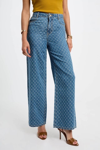 Jean wide legs - Bleu