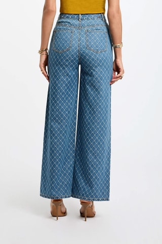 Jean wide legs - Bleu