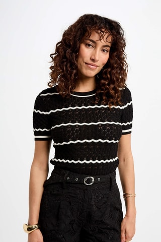 Short en guipure - Noir