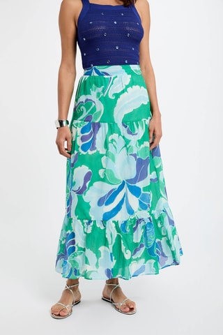 Jupe longue taille haute - Multicolore