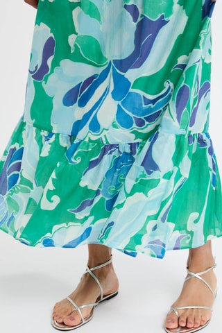 Jupe longue taille haute - Multicolore