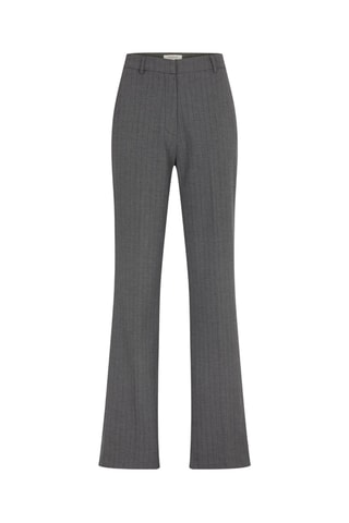 Pantalon taille haute - Gris
