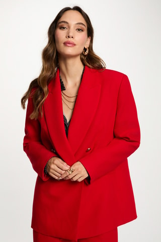 Blazer oversize - Rouge