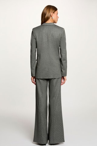 Pantalon taille haute - Gris
