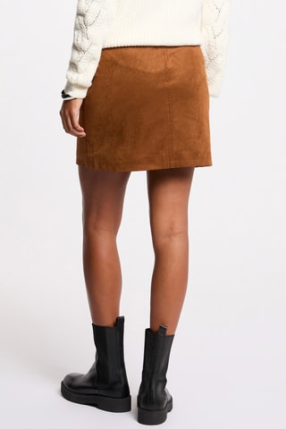 Jupe droite - Marron