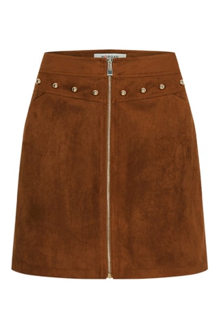 Jupe droite - Marron