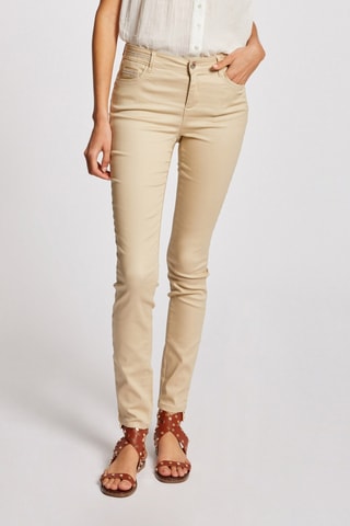 Pantalon slim - Beige