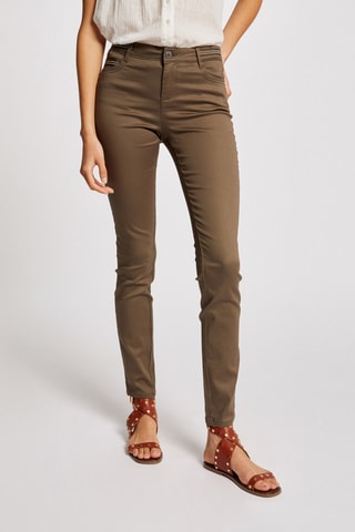 Pantalon slim - Kaki